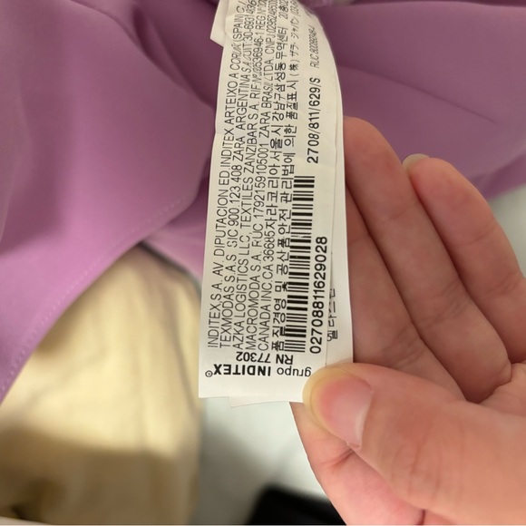 Zara Lilac Romper new without tag - Picture 4 of 4